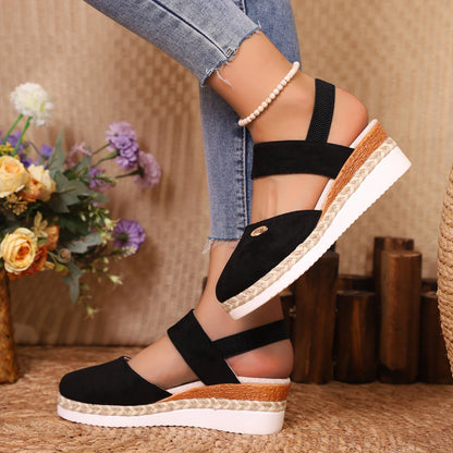 Casual Chic Gladiator Wedges