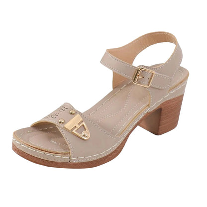 Chic Adjustable Strap Wedge Sandals