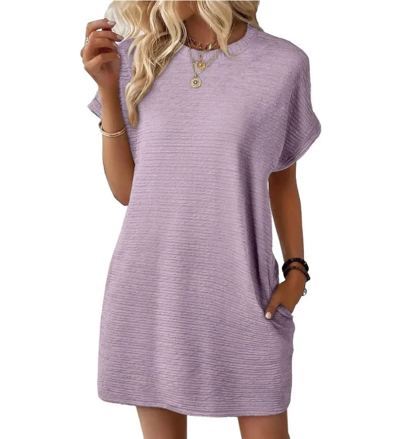 short dresses casual Relaxed Sleeve Mini Dress Taille:12 Pretty Woman Brown Polka Perfect for fall and sheismeBridal