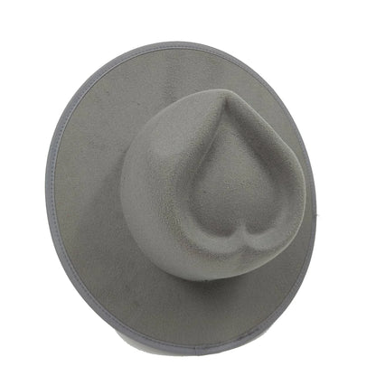 Unisex Wide Brim Fedora Hats