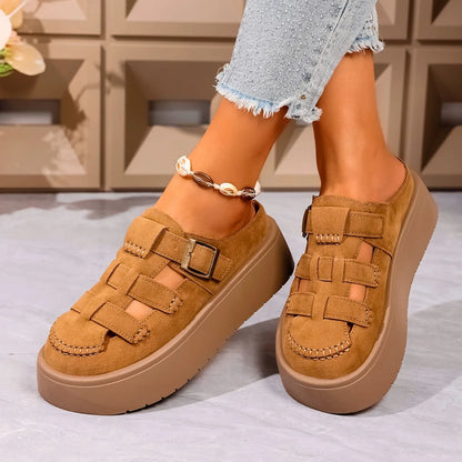 Woven Trail Platform Fisherman Sandals