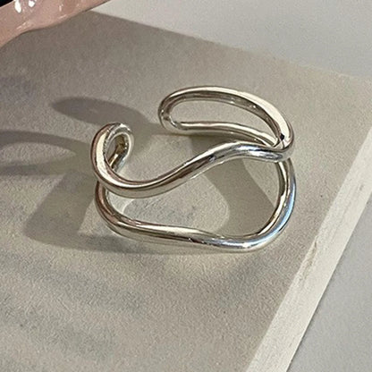 Bohemian Silver Adjustable Rings