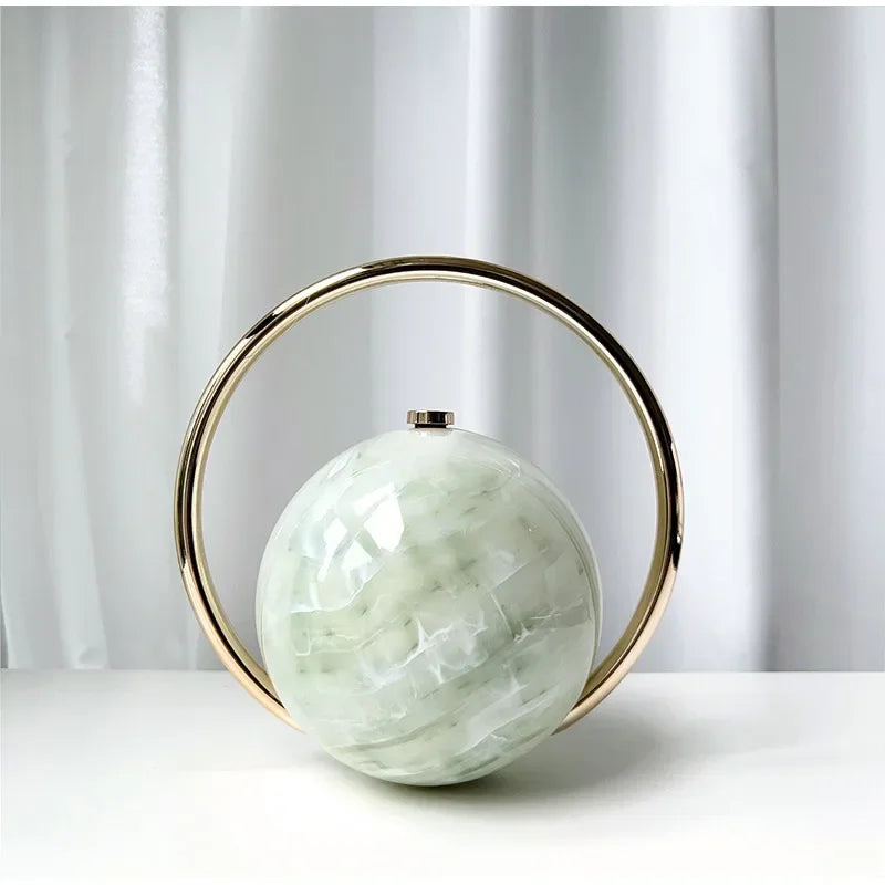  The Orb Marble Sphere Clutch