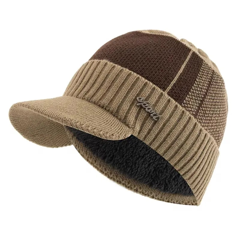 Unisex Fur Lined Beanie Caps