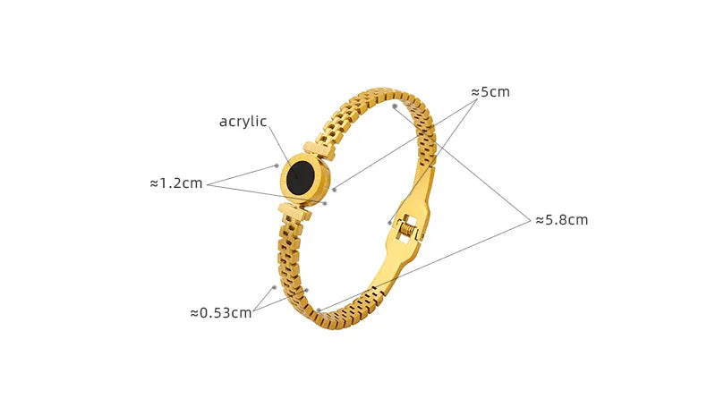 Roman Numeral Statement Bracelet