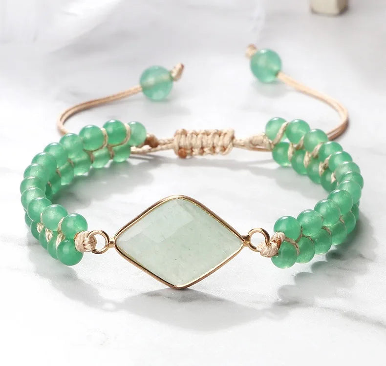 Handmade Natural Stone Beaded Bracelet