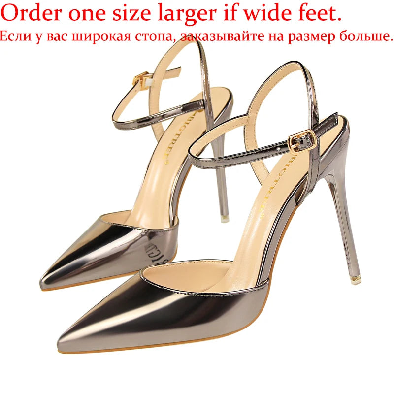Pointed Toe Thin Heel Dress Shoes