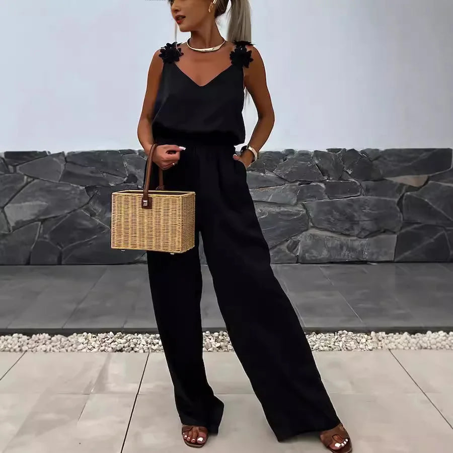 Bohemian Sleeveless Summer Jumpsuit