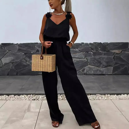 Bohemian Sleeveless Summer Jumpsuit