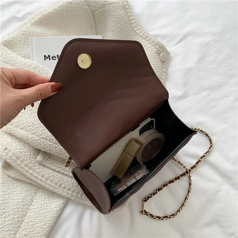 The Chevron Chain Crossbody Bag