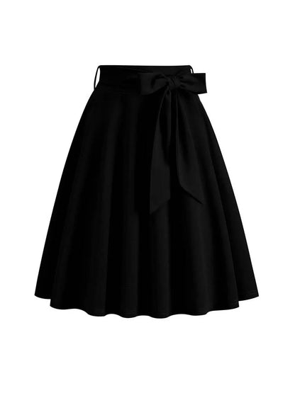 Women High Waist A-Line Skirt