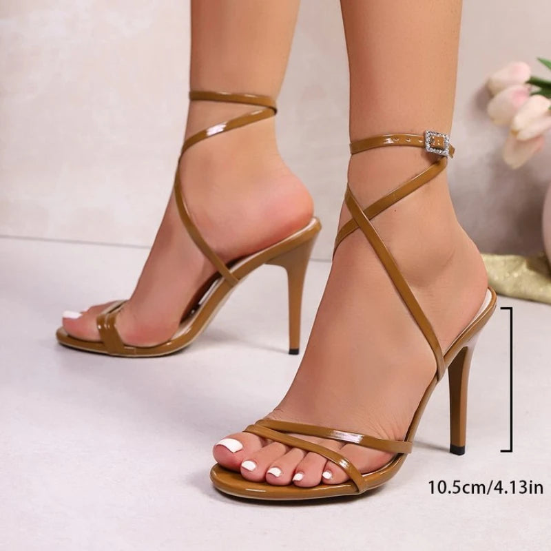 Casual Style Open Toe High Heels
