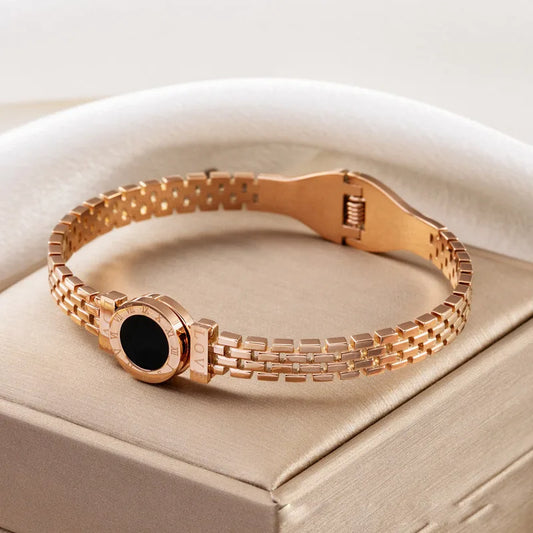 Roman Numeral Statement Bracelet