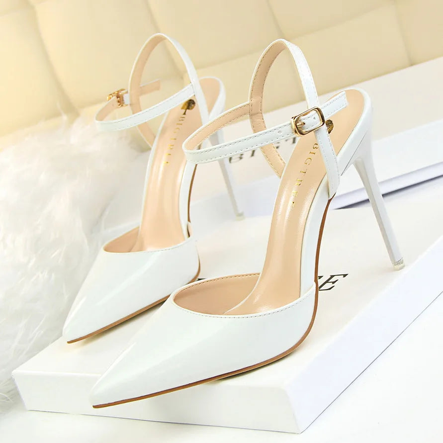 Pointed Toe Thin Heel Dress Shoes