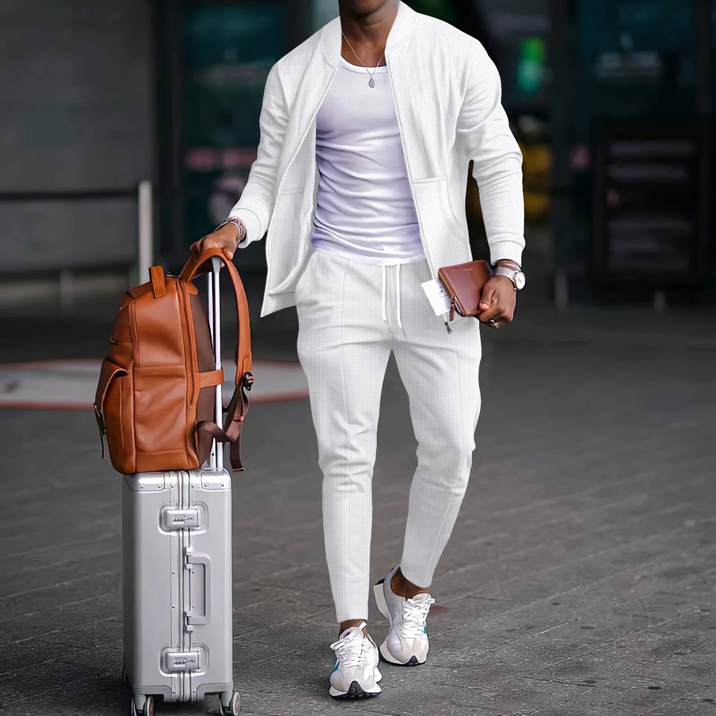 Men’s Urban Waffle Two-Piece Co-ord Set
