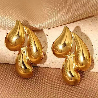 Water Droplet Dangle Earrings