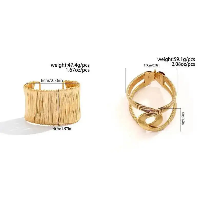 Adjustable Wide Arm Bracelet