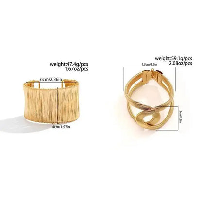 Adjustable Wide Arm Bracelet