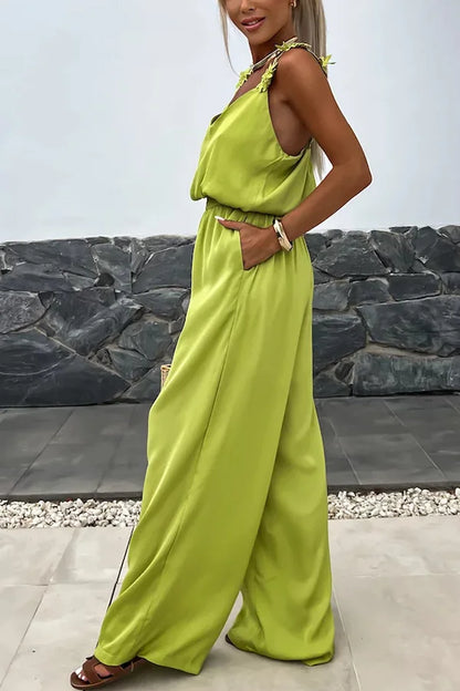 Bohemian Sleeveless Summer Jumpsuit