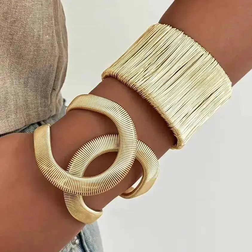 Adjustable Wide Arm Bracelet