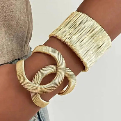 Adjustable Wide Arm Bracelet