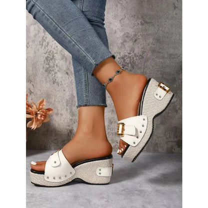 Square Platform Sandals