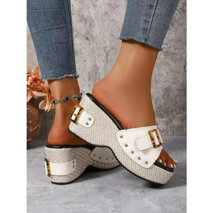 Square Platform Sandals