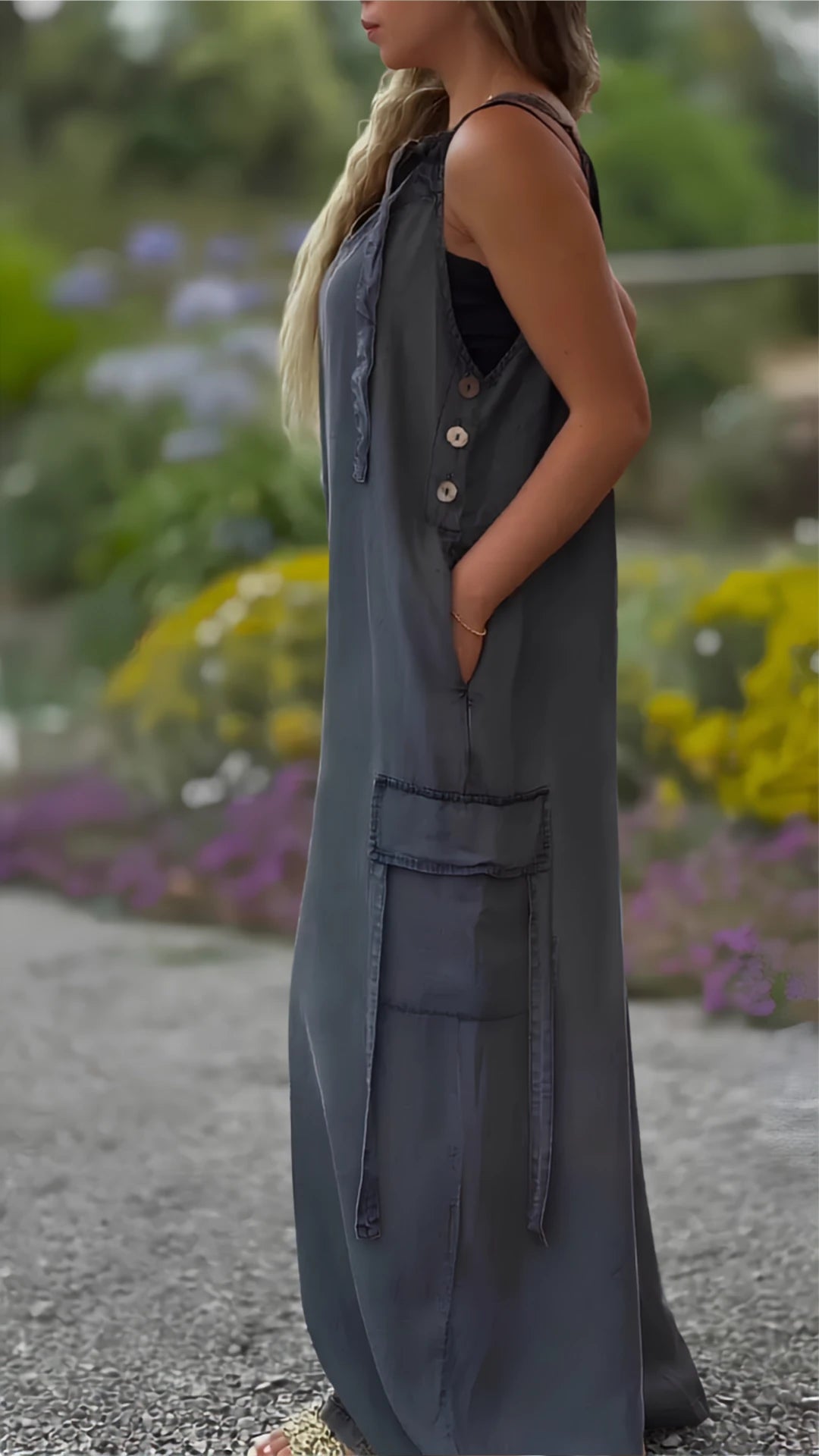 Boho Casual Wide Leg Jumpsuit