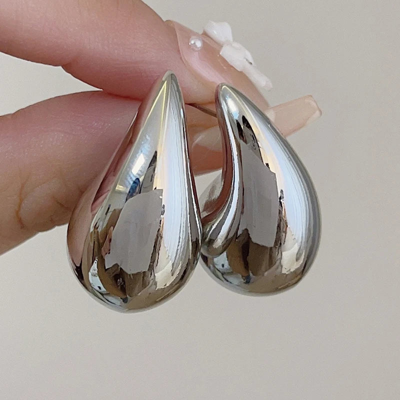 Luxe Drop Metal Earrings