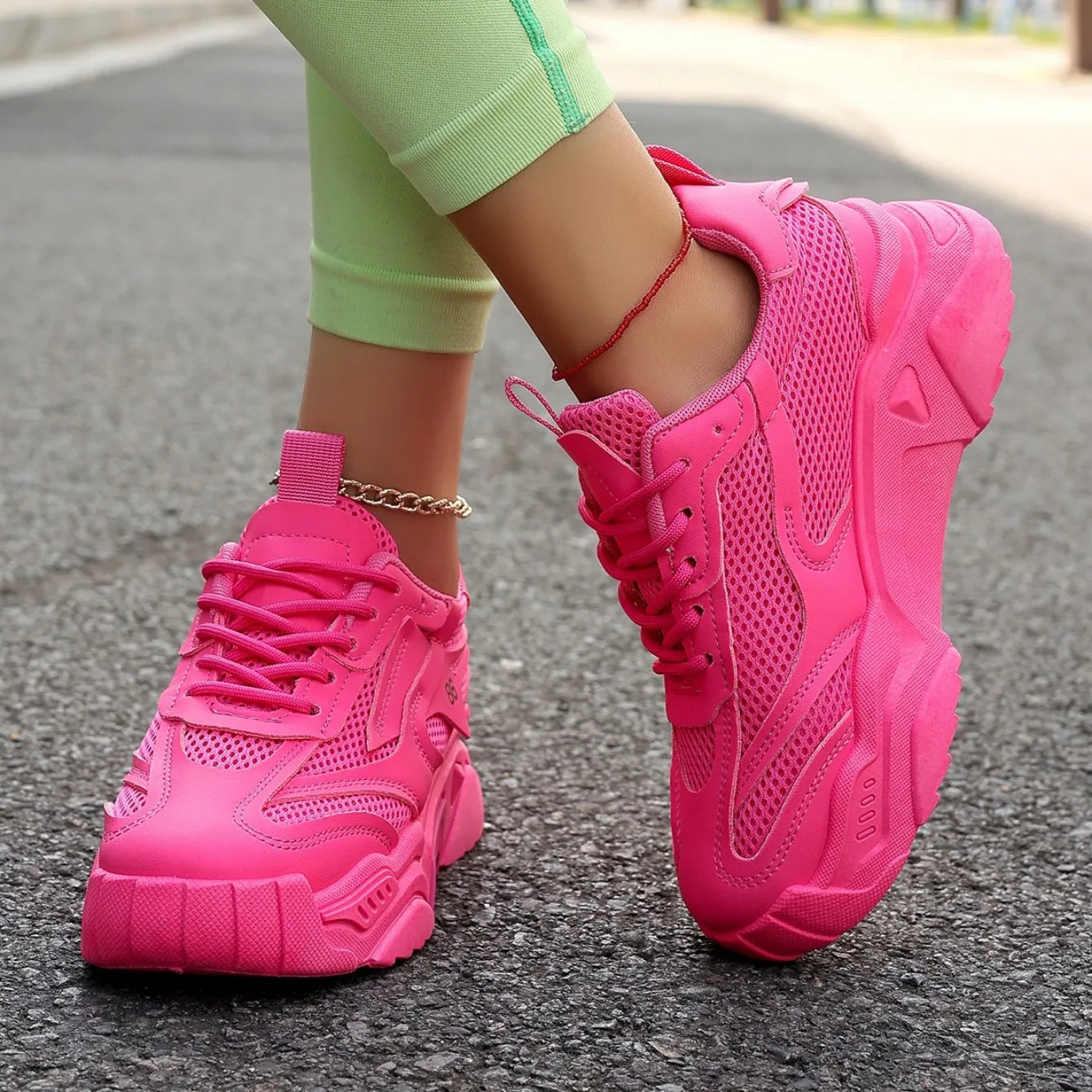 Breathable Chunky Sneakers for Women