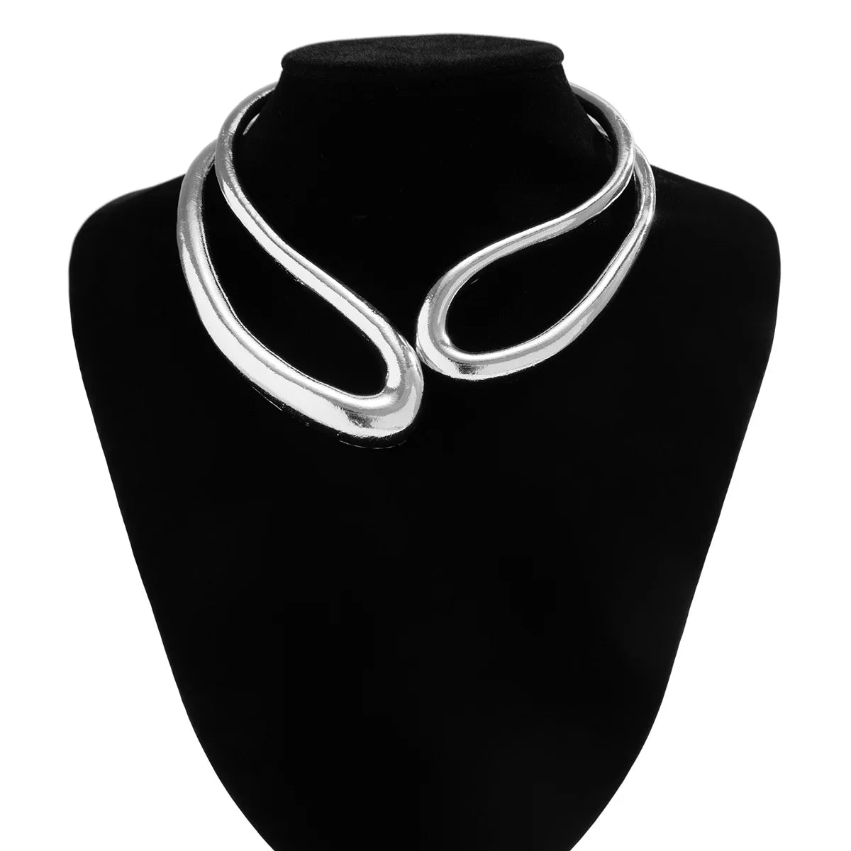 Steampunk Irregular Clavicle Torques Necklace