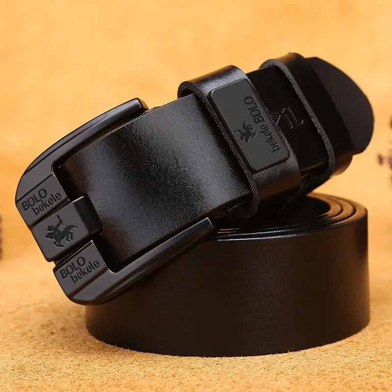 Luxury Cowhide Leather Men's Belt