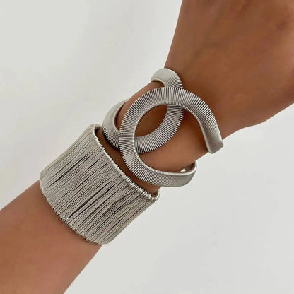 Adjustable Wide Arm Bracelet