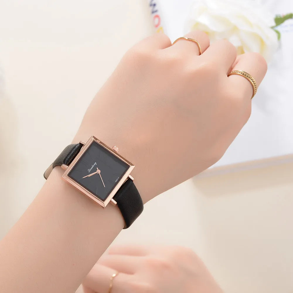 Square Fashion Luxury Ladies Watch