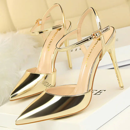 Pointed Toe Thin Heel Dress Shoes
