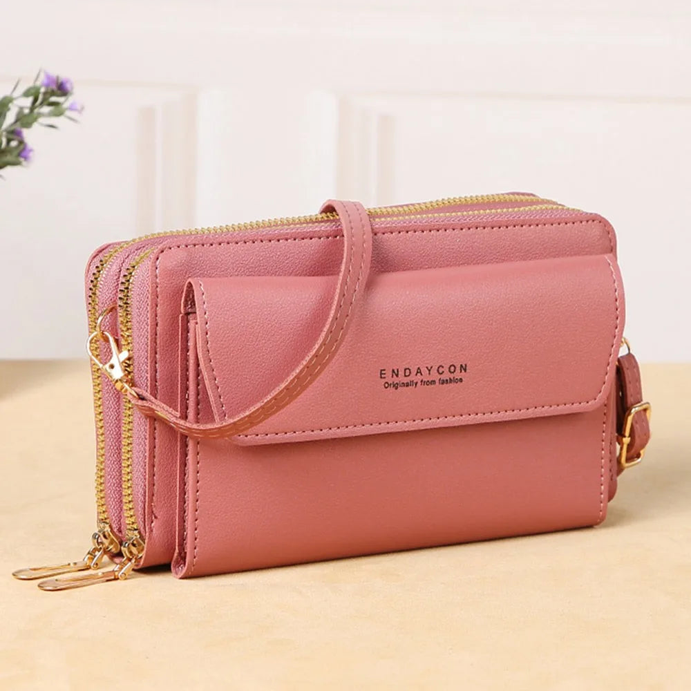 The Minimalist Multi-Compartment Crossbody Phone Wallet