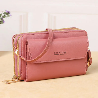 The Minimalist Multi-Compartment Crossbody Phone Wallet