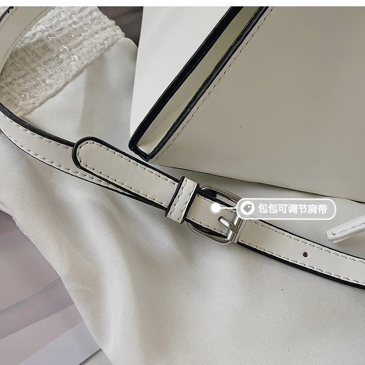 Geo Triangle Drawstring Bucket Bag