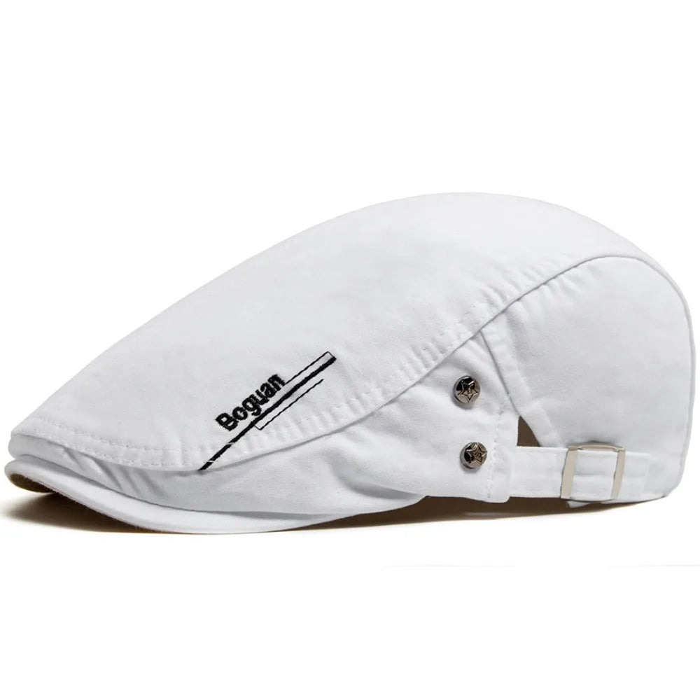 Heritage Cotton Adjustable Newsboy Beret