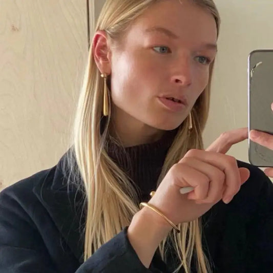 Minimalist Water Droplet Earrings