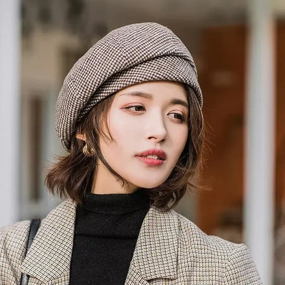 Elegant Winter Wool Beret