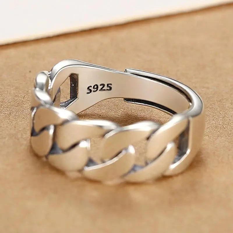 Bohemian Silver Adjustable Rings