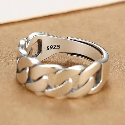 Bohemian Silver Adjustable Rings
