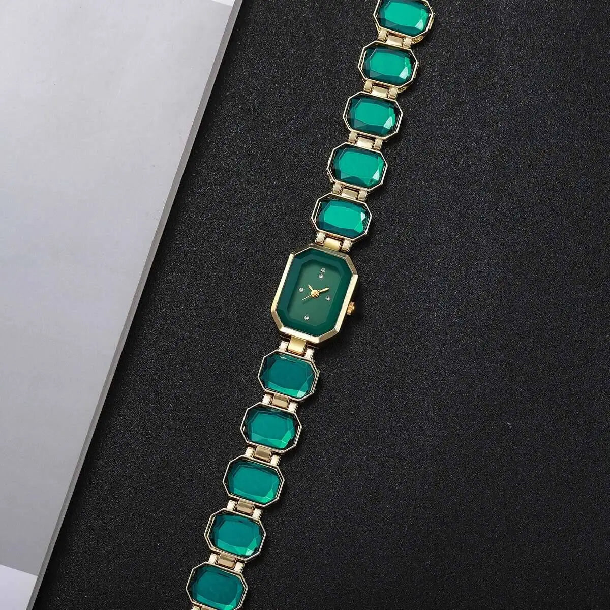 Elegant Women Rectangle Dial Watch