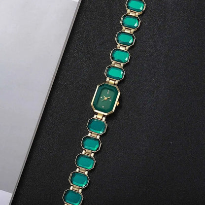 Elegant Women Rectangle Dial Watch