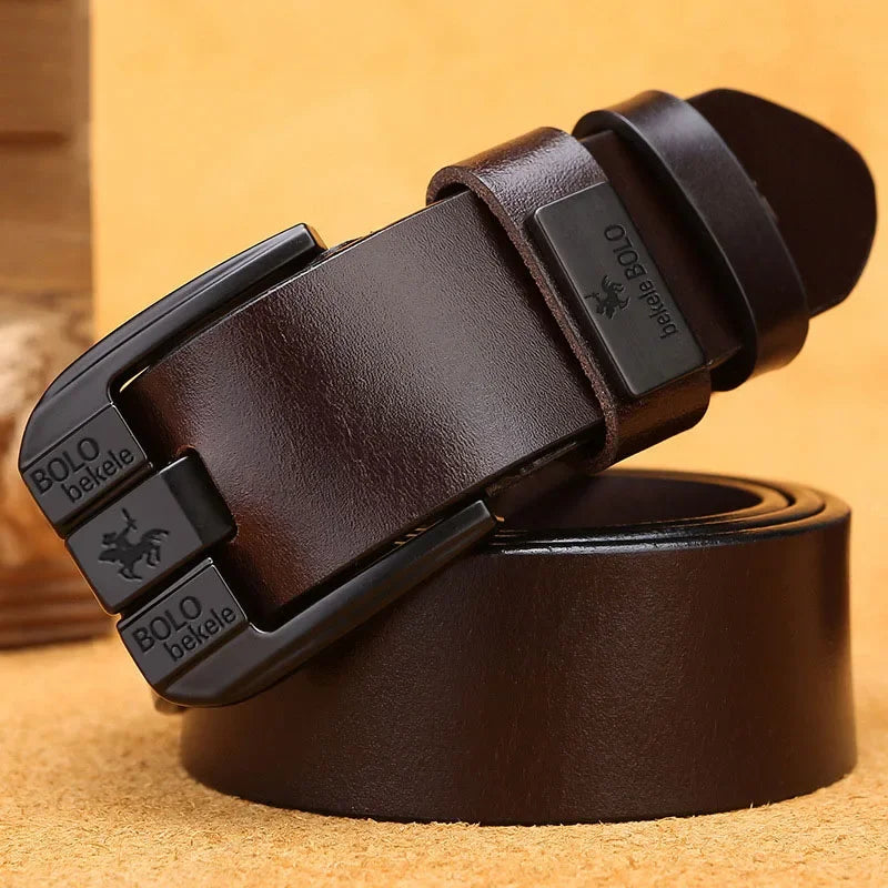 Luxury Cowhide Leather Men's Belt