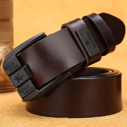 Luxury Cowhide Leather Men's Belt