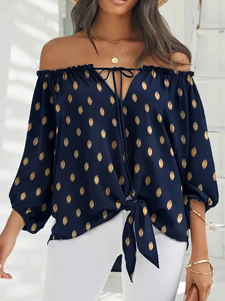 Elegant Off Shoulder Summer Top