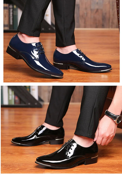 Men's Patent Leather Dress Shoes