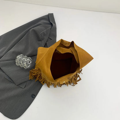 The Muse Soft Fringe Hobo Bag